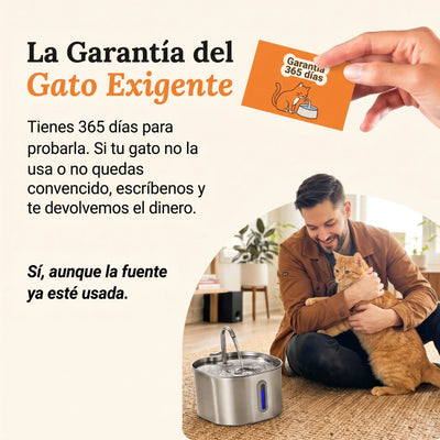 Fuente acero inoxidable de 2,2L
