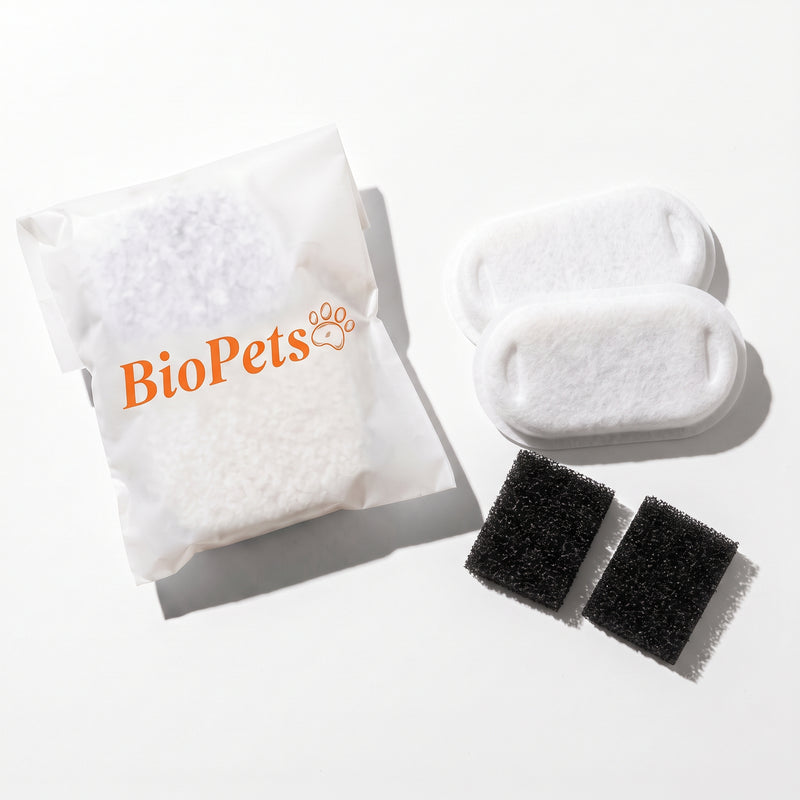 Pack de filtros para 1 mes - Fuente para gatos BioPets de Acero Inoxidable